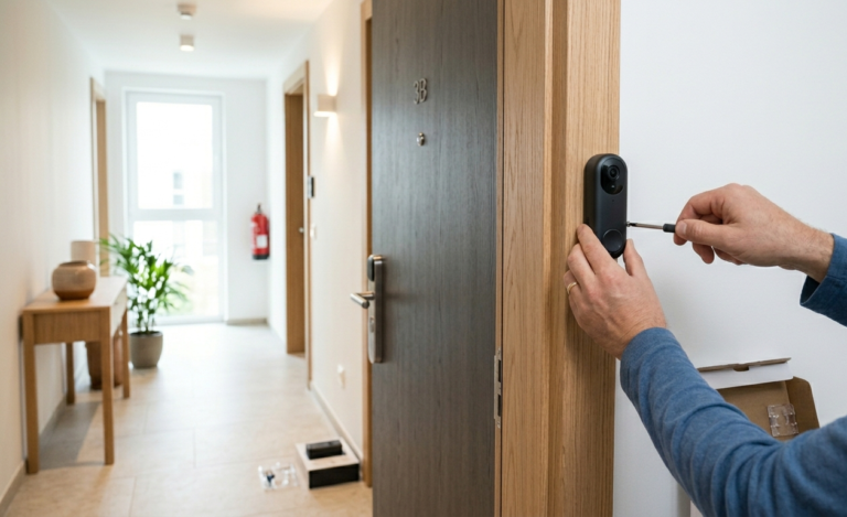 Instalación de Blink Video Doorbell en puerta de entrada