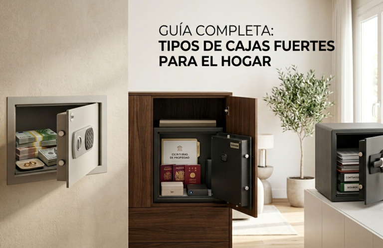 Comparativa caja fuerte empotrada mueble e ignífuga para el hogar